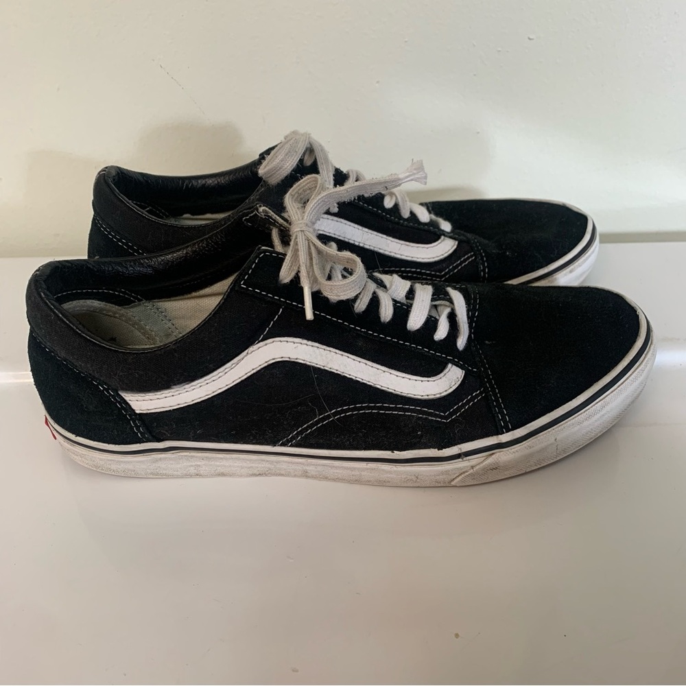 Vans Black and White Old Skool Sneakers